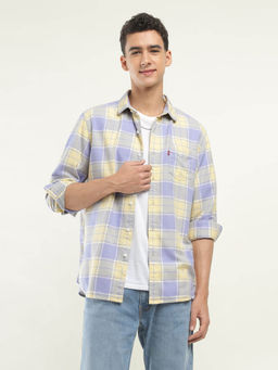 Levi's - Mens Checkered Slim Fit Casual Shirt