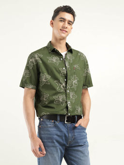Levi's - Mens Floral Printed Slim Fit Casual Shirt