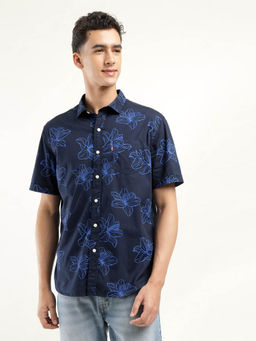 Levi's - Mens Printed Slim Fit Casual Shirt