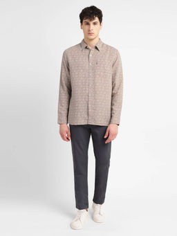 Levi's - Mens Printed Spread Collar Casual Shirt