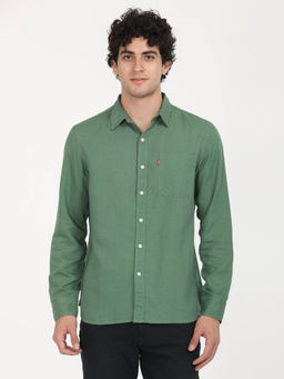 Levi's - Mens Solid Regular Fit Casual Shirt