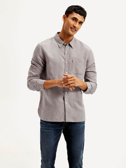 Levi's - Mens Solid Slim Fit Casual Shirt