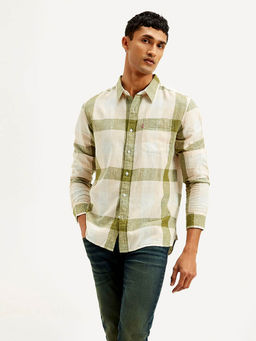 Levi's - Mens Checkered Slim Fit Casual Shirt