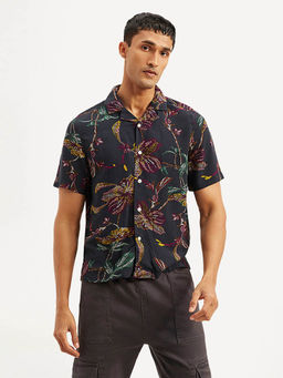 Levi's - Mens Floral Relaxed Fit Camp Casual Shirt