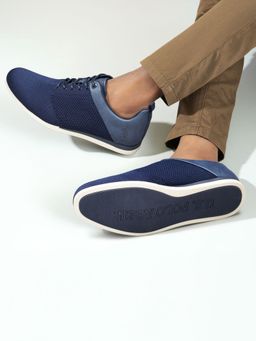 U.S. POLO ASSN. - Junia 3.0 Mens Casual Solid Navy Blue Sneakers