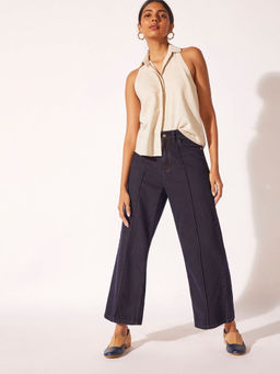 The Label Life - Women Beige Solid Shirt