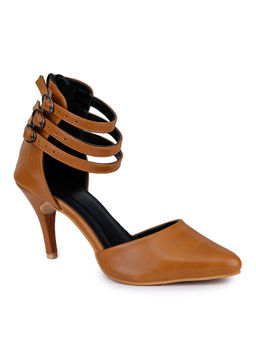 VALIOSAA - Solid Tan Heels