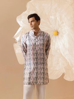 Eleven Brothers - Purple Violet Loom Silk Kurta