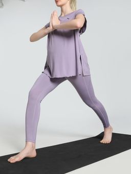 Puma - Maternity Fav Forever How 7/8 Womens Purple Tights