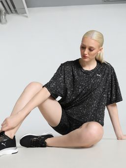 Puma - Train Favourite Crop Womens Black T-Shirt