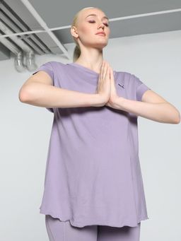 Puma - Maternity Studio Womens Purple T-Shirt