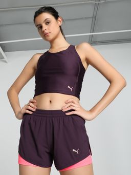 Puma - Run Ultra Form Crop Womens Purple Tank Top