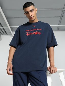 Puma - Porsche Legacy States Logo Unisex Navy Blue T-Shirt