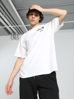 Puma - Classics Relaxed Graphic Mens White T-Shirt