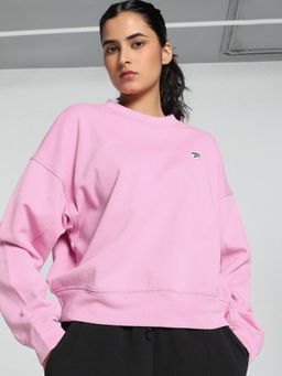 Puma - Downtown Recollection Womens Pink Sweatshirt