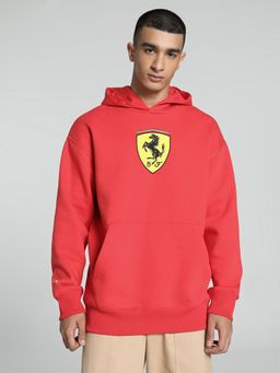 Puma - Ferrari Race Big Shield Mens Red Hoodie