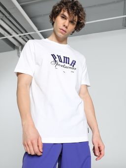 Puma - Graphics Sportswear Mens White T-Shirt