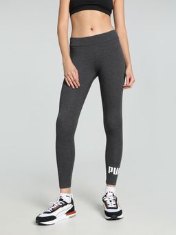Puma - Essentials Logo Womens Grey Tights