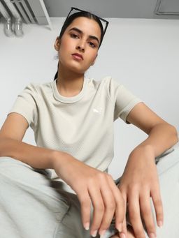 Puma - Her Womens Beige T-Shirt