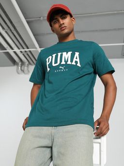 Puma - Squad Big Graphic Mens Green T-Shirt