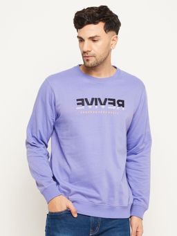Club York - Lilac Round Neck Sweatshirt