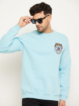 Club York - Sky Blue Round Neck Sweatshirt