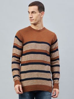 Club York - Rust Round Neck Sweater