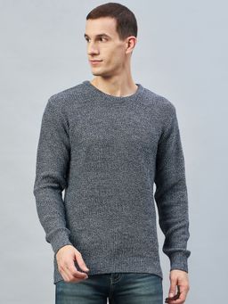 Club York - Blue Round Neck Sweater