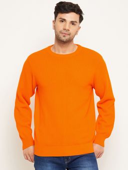 Club York - Orange Round Neck Sweater