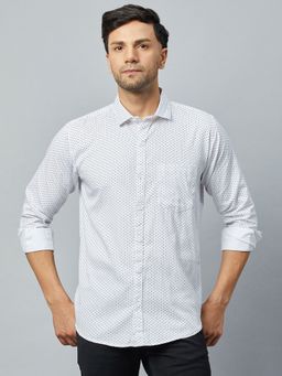 Club York - White Full Sleeve Casual Shirt