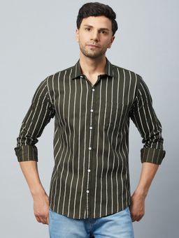 Club York - Green Full Sleeve Casual Shirt