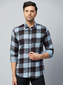Club York - Blue Full Sleeve Casual Shirt