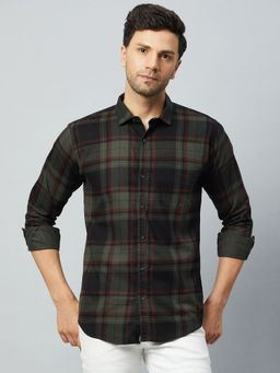 Club York - Green Full Sleeve Casual Shirt