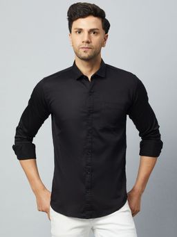 Club York - Black Full Sleeve Casual Shirt