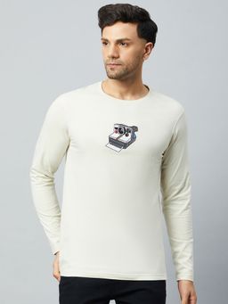 Club York - Off White Printed T-Shirt