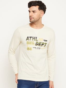 Club York - Off White Printed T-Shirt