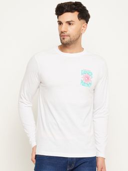Club York - White Printed T-Shirt