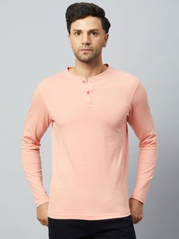 Club York - Bright Peach Solid T-Shirt
