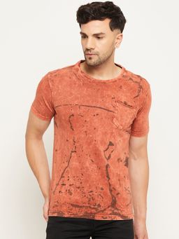 Club York - Rust Printed T-Shirt