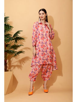 LAALZARI - Lavender Printed Co-Ord Set (Set of 2)