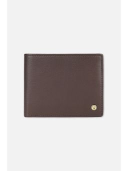 Allen Solly - Men Brown Textured Leather Wallet