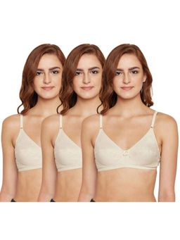 Bodycare - Pack of 3 Premium Perfect Coverage Bra In Skin Colour