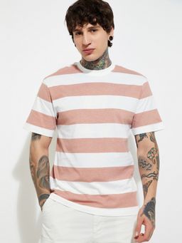 max - Urb_N Striped Pink T-Shirt