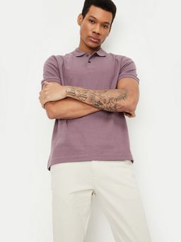 max - Solid Regular Fit Multi Colour Polo T-Shirt