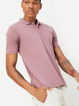 max - Slim Fit Solid Multi-Colour Polo T-Shirt