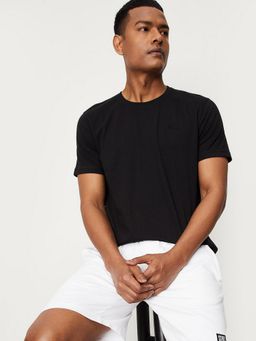 max - Solid Lounge Black T-Shirt