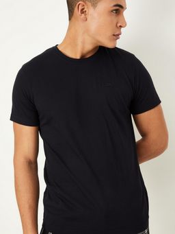 max - Solid Lounge Navy Bluet-Shirt