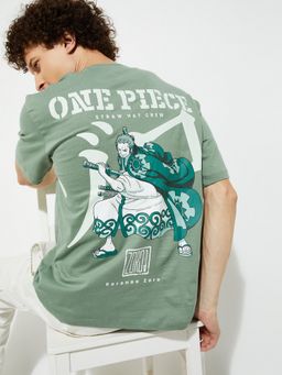 max - One Piece Print Green T-Shirt
