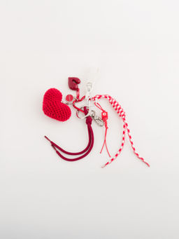 CARPISA ITALIA - Red Charm Multi Keychain Women Bag Charm