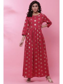 Biba - Women Cherry Cotton Fusion Dress